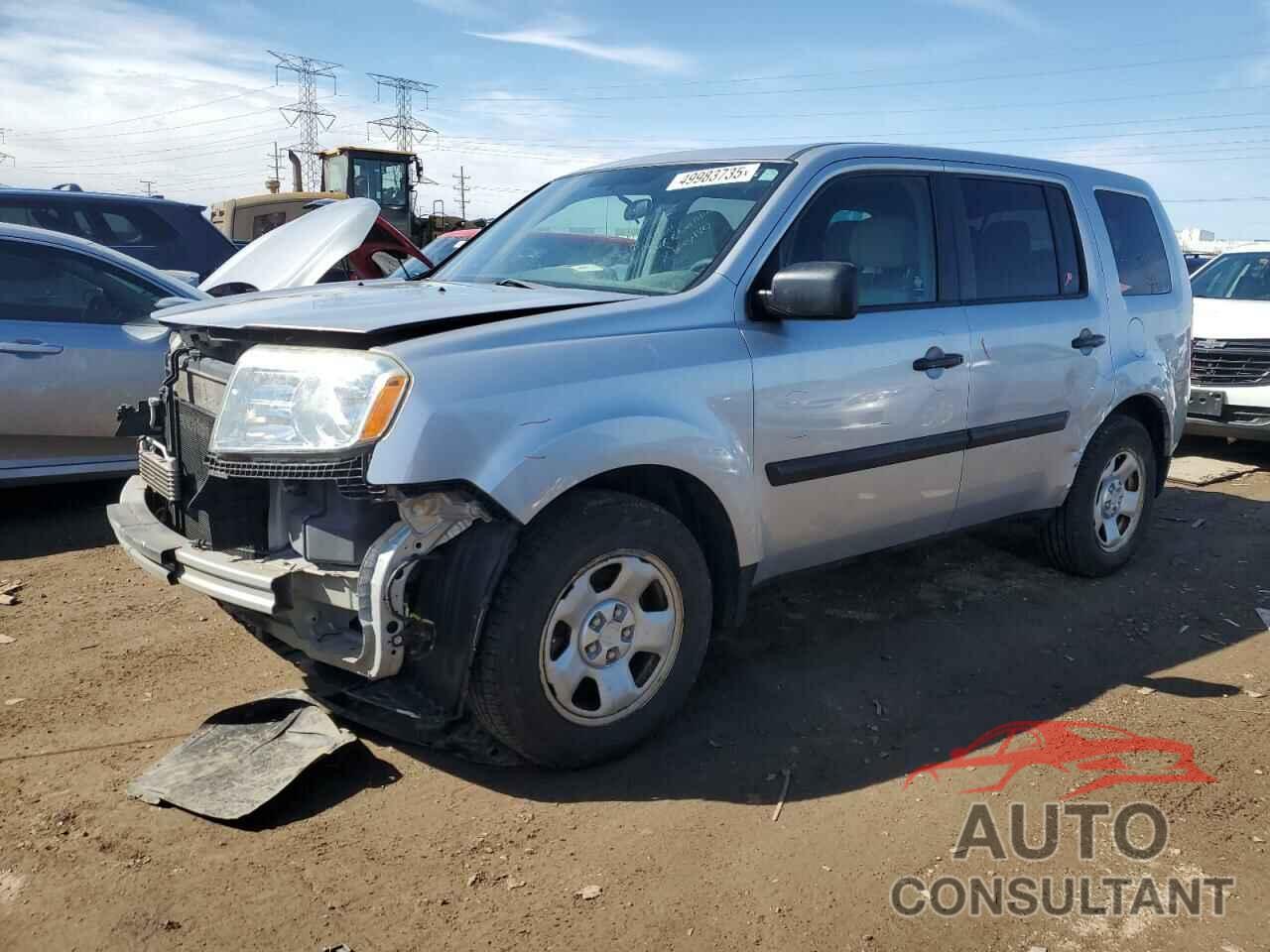 HONDA PILOT 2013 - 5FNYF4H23DB020992