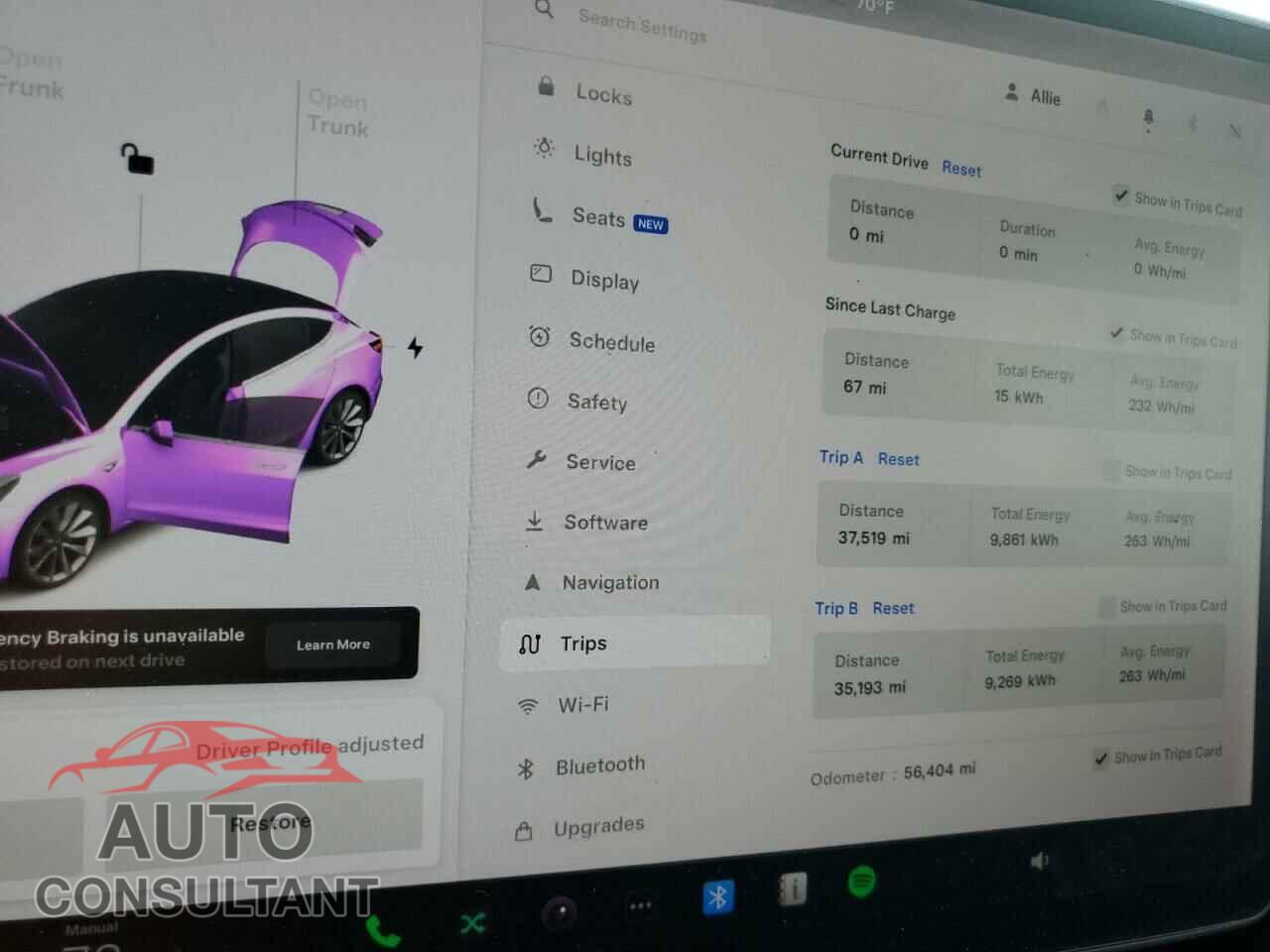 TESLA MODEL 3 2018 - 5YJ3E1EA6JF048384