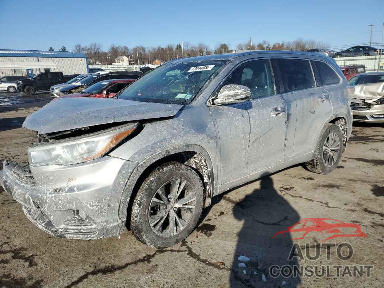 TOYOTA HIGHLANDER 2016 - 5TDJKRFH1GS254064