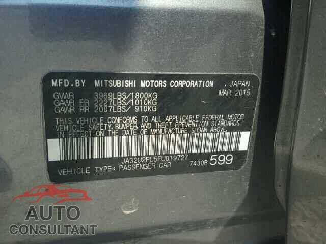 MITSUBISHI LANCER 2015 - JA32U2FU5FU019727