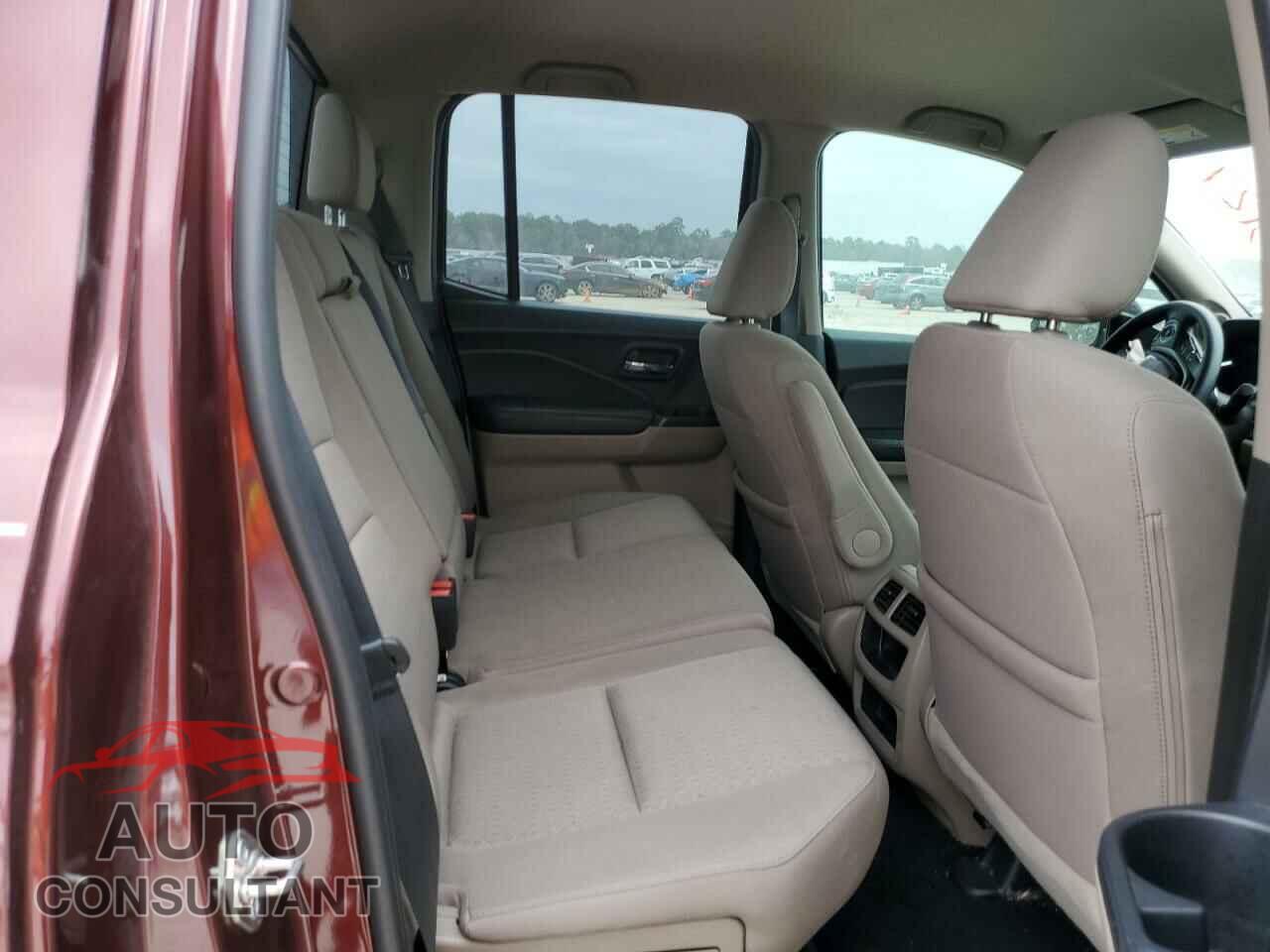 HONDA RIDGELINE 2017 - 5FPYK2F48HB010640