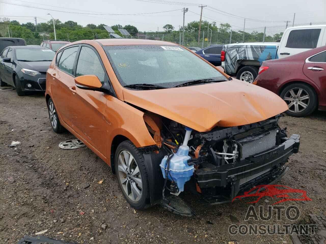 HYUNDAI ACCENT 2016 - KMHCU5AE7GU274366