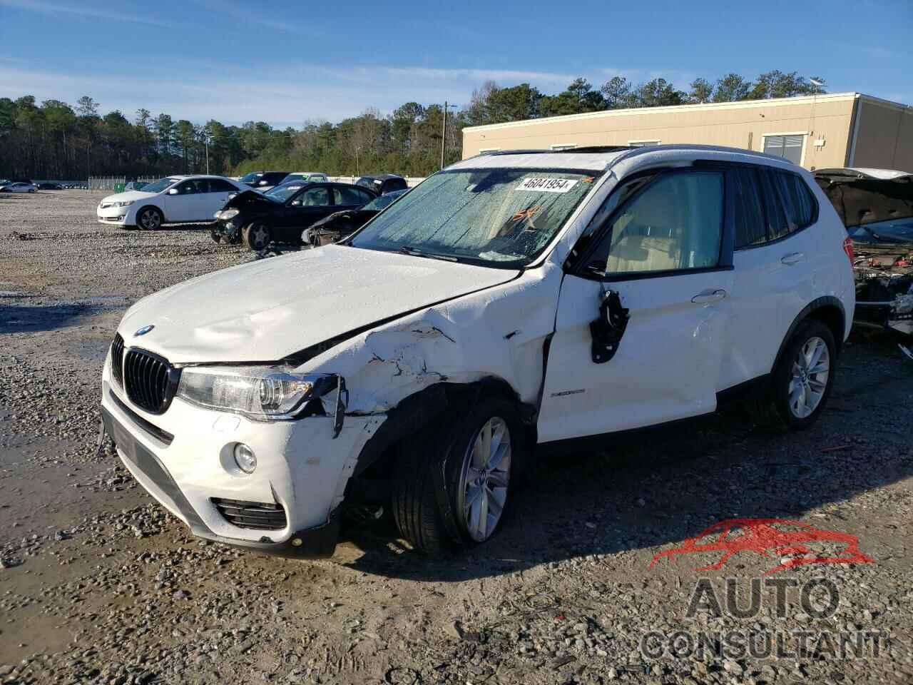 BMW X3 2016 - 5UXWX9C51G0D86425