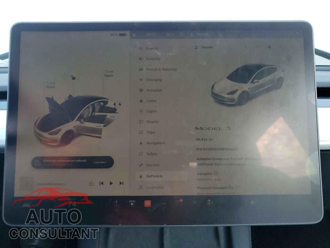 TESLA MODEL 3 2022 - 5YJ3E1EA8NF358302