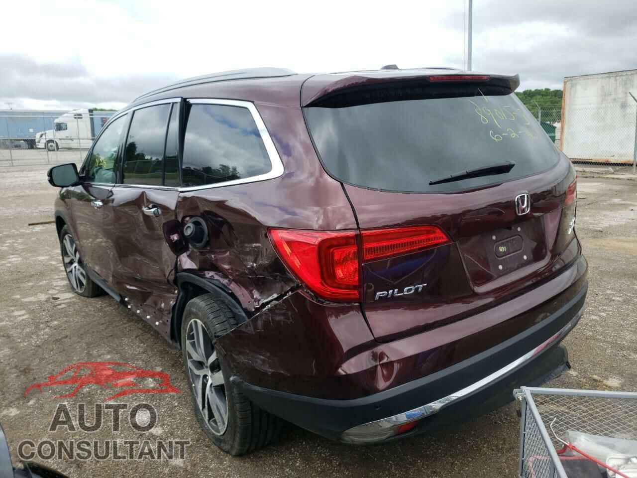 HONDA PILOT 2017 - 5FNYF6H02HB006937