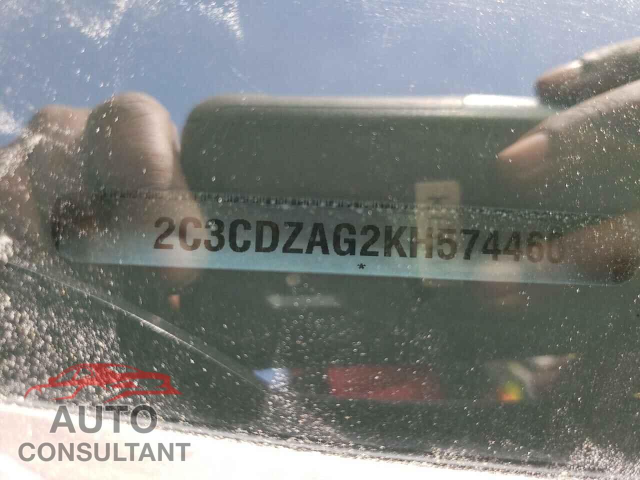 DODGE CHALLENGER 2019 - 2C3CDZAG2KH574460