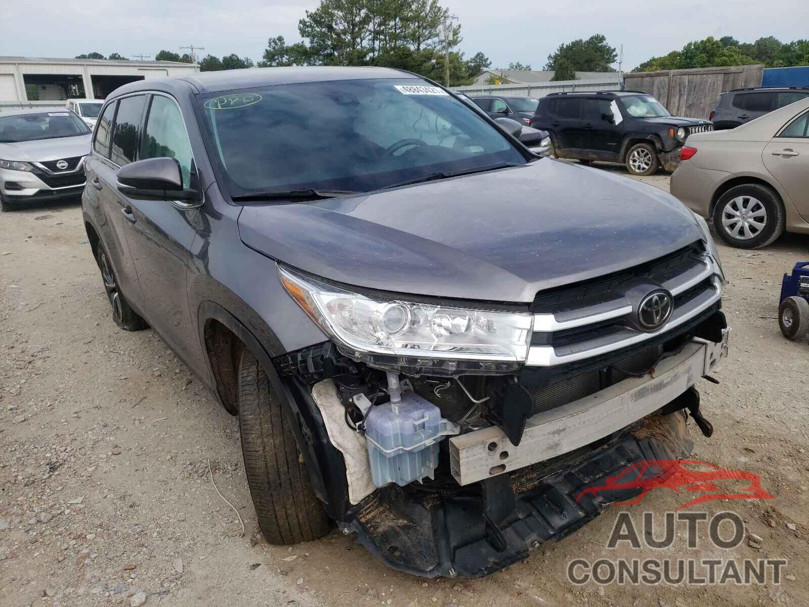 TOYOTA HIGHLANDER 2019 - 5TDZZRFHXKS289239