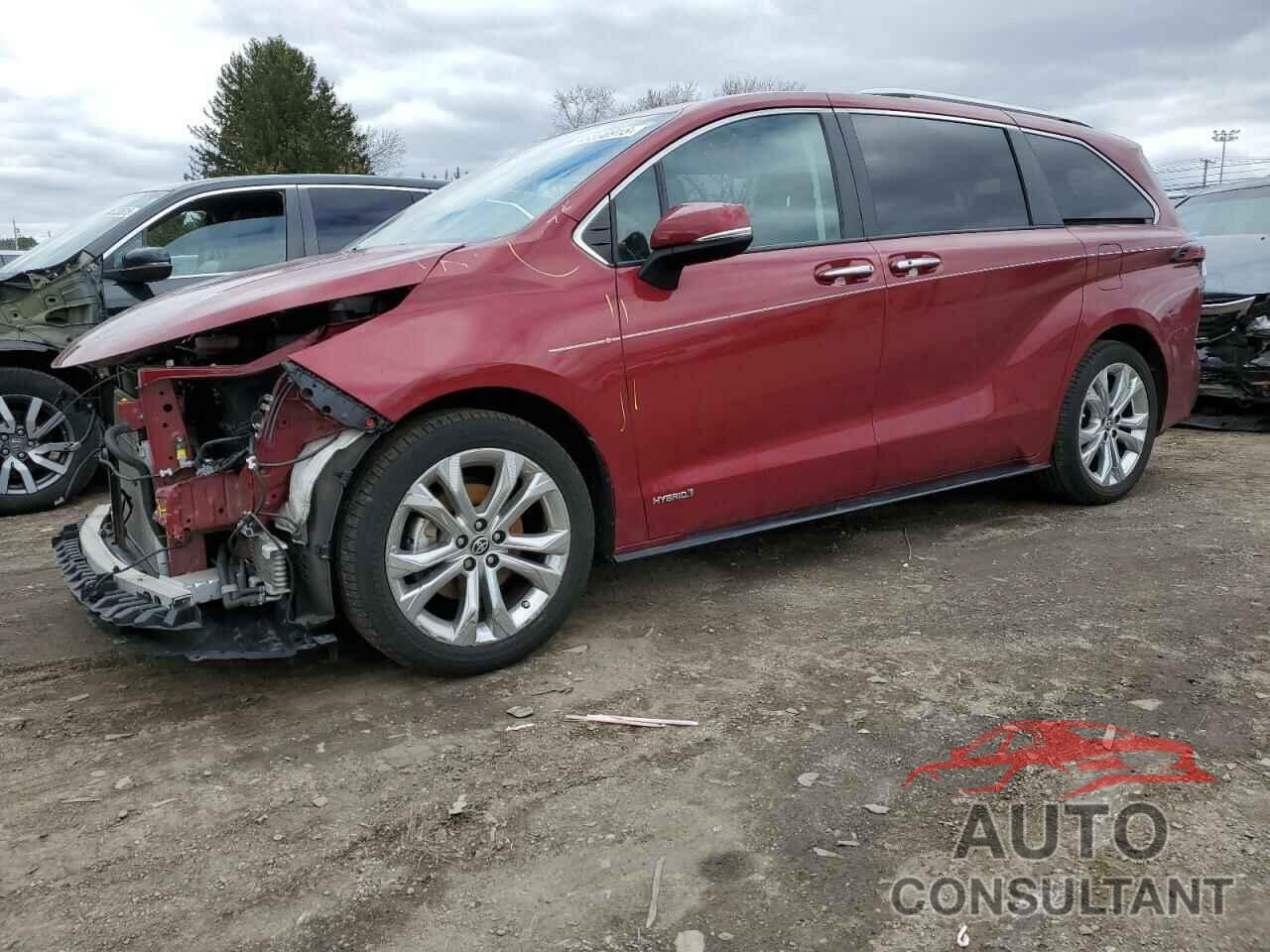 TOYOTA SIENNA 2021 - 5TDERKEC4MS008860