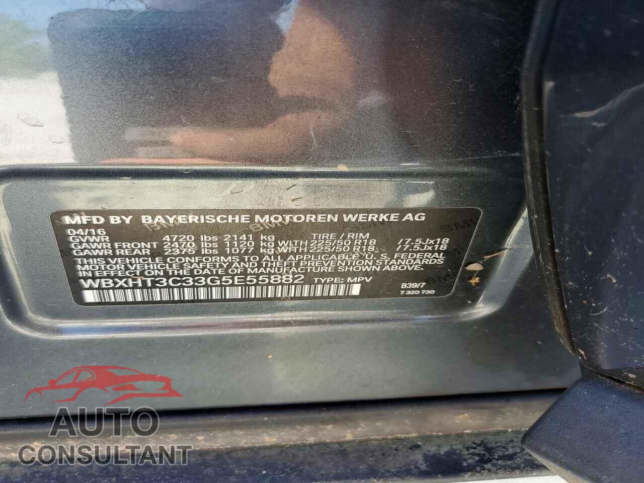 BMW X1 2016 - WBXHT3C33G5E55882