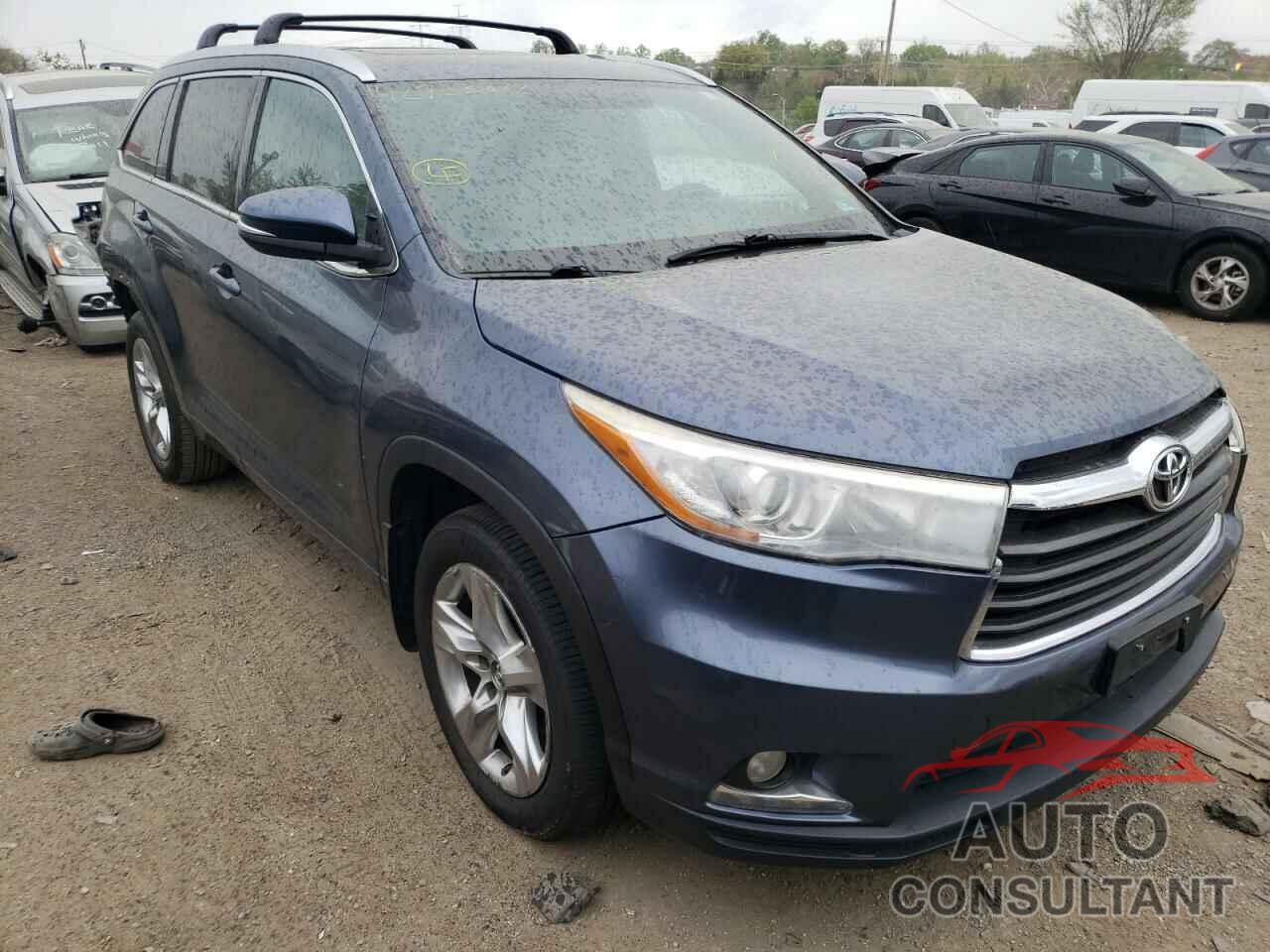 TOYOTA HIGHLANDER 2016 - 5TDDKRFH9GS321488