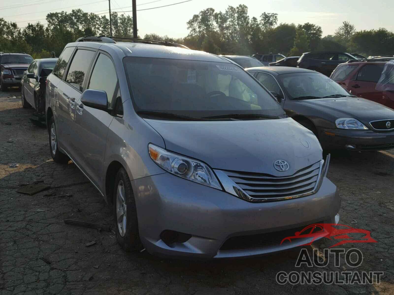 TOYOTA SIENNA LE 2016 - 5TDKK3DC4GS754602