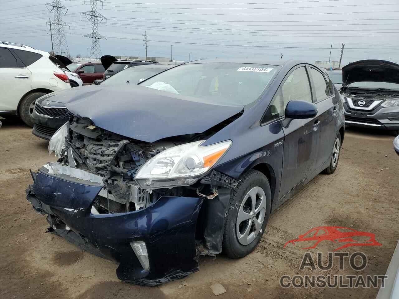 TOYOTA PRIUS 2012 - JTDKN3DUXC1606865