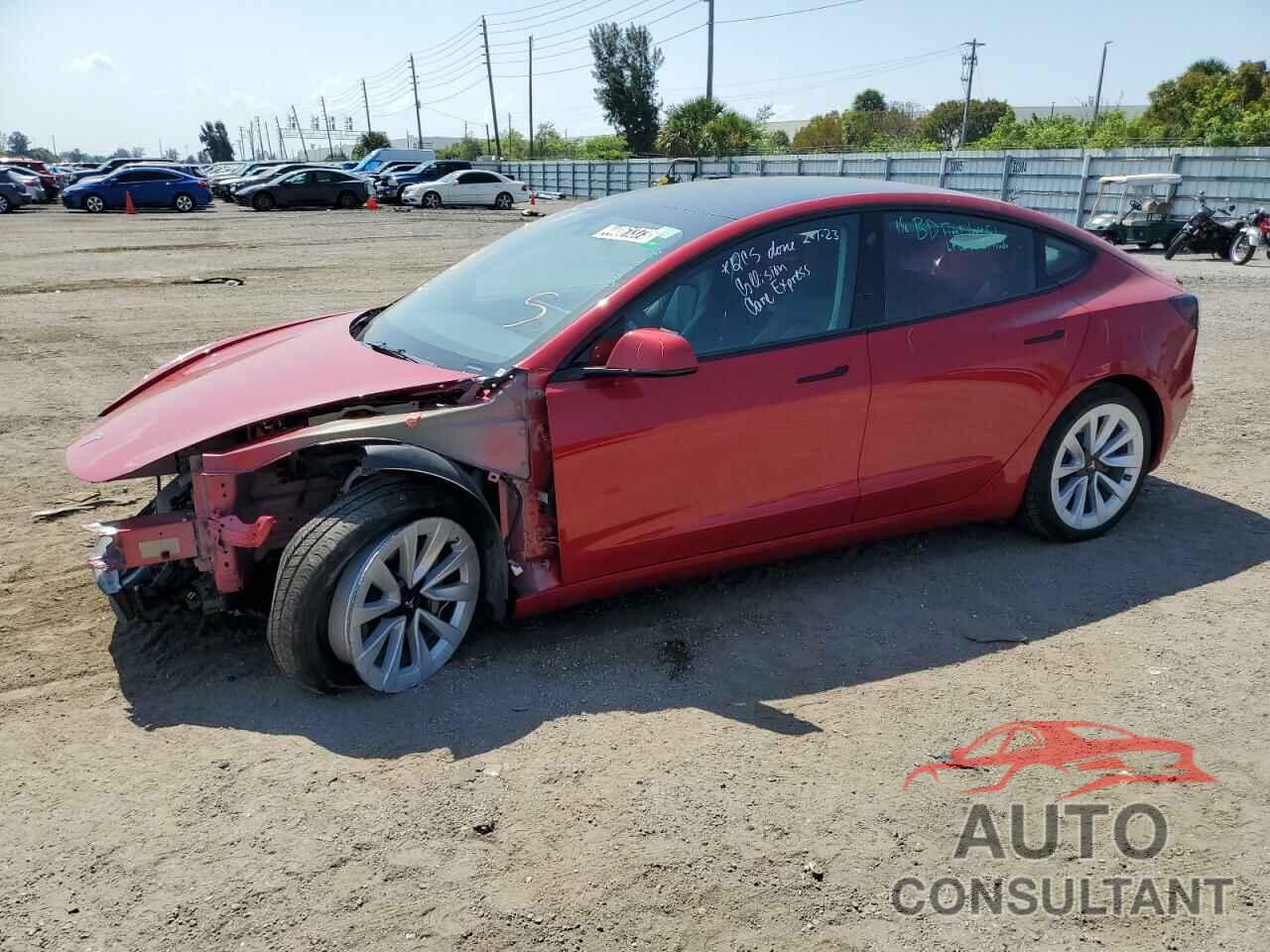 TESLA MODEL 3 2022 - 5YJ3E1EB1NF192410
