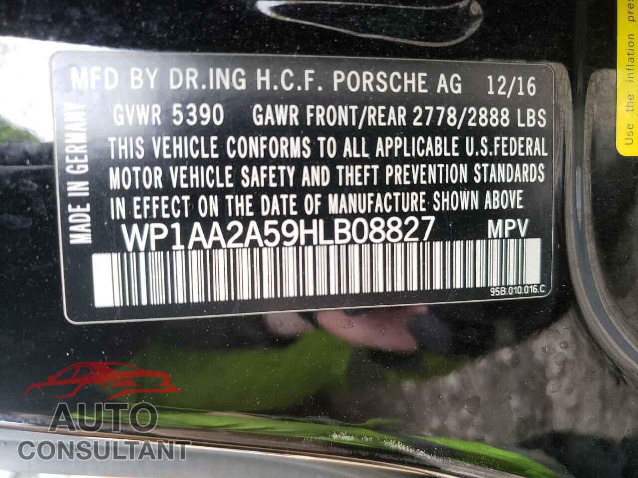 PORSCHE MACAN 2017 - WP1AA2A59HLB08827