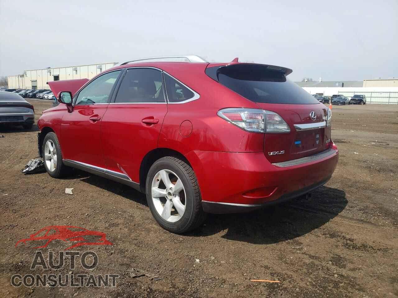 LEXUS RX350 2010 - 2T2BK1BA7AC046782