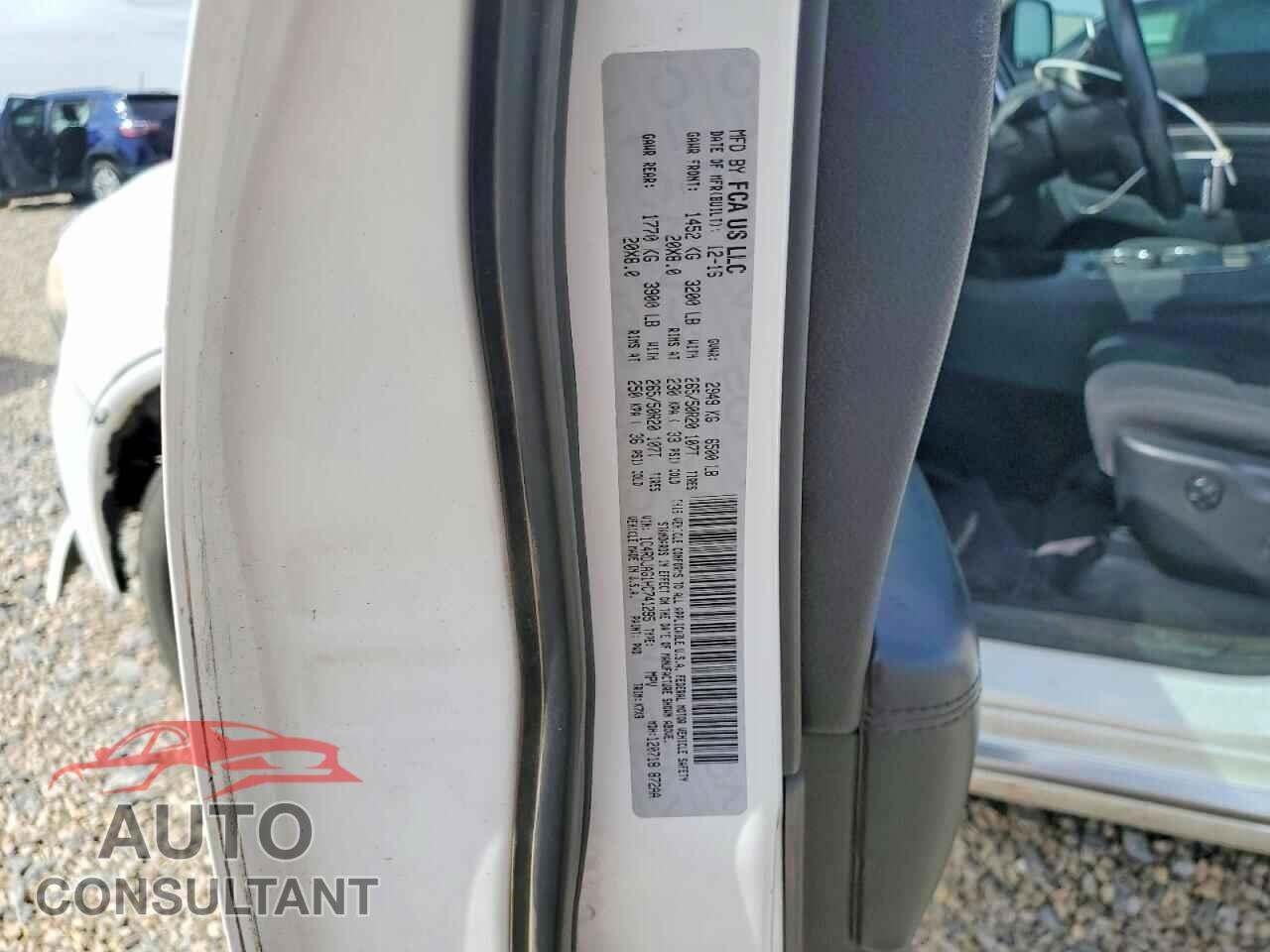 DODGE DURANGO 2017 - 1C4RDJAG1HC741295