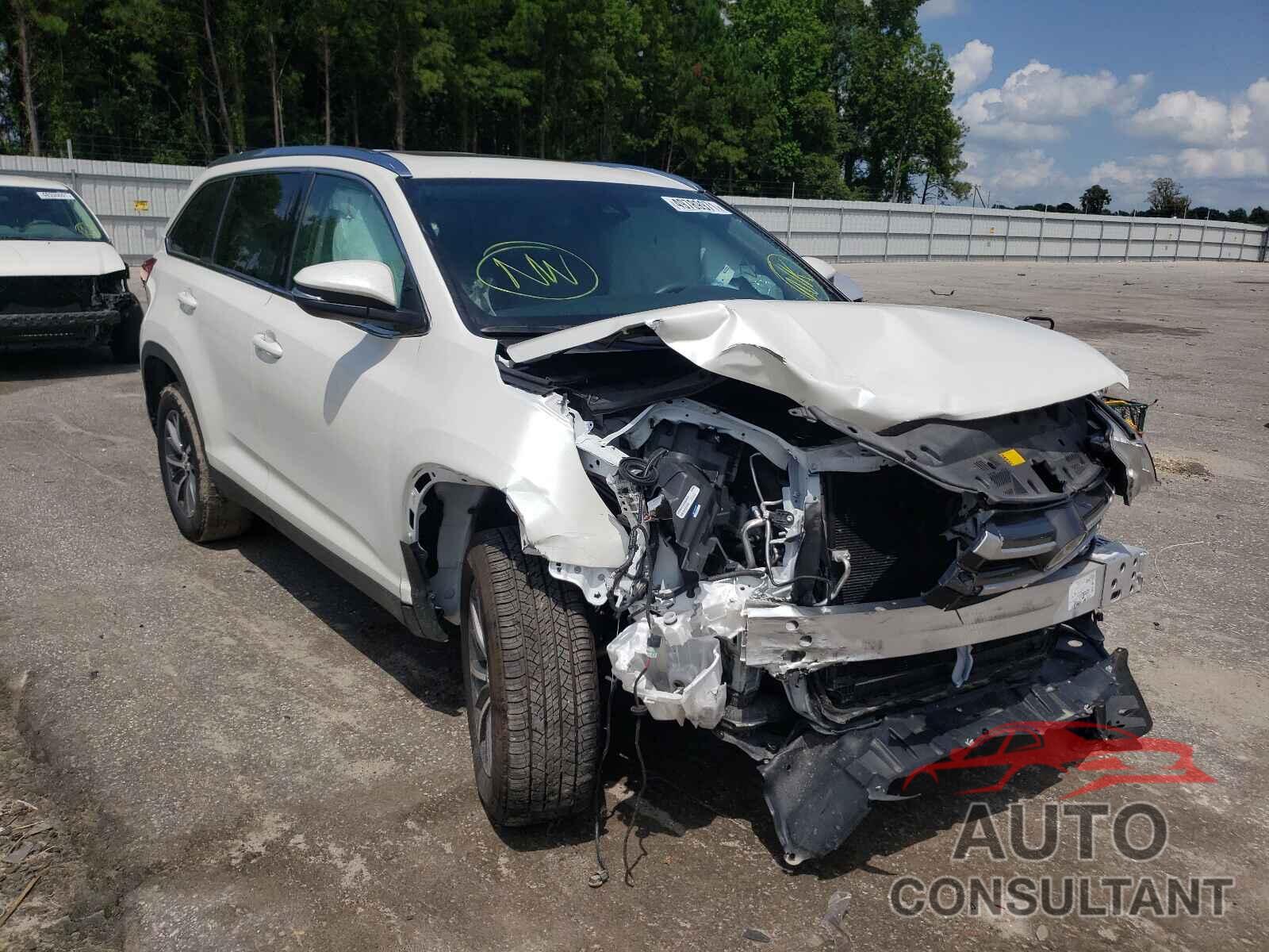TOYOTA HIGHLANDER 2019 - 5TDKZRFH1KS306463