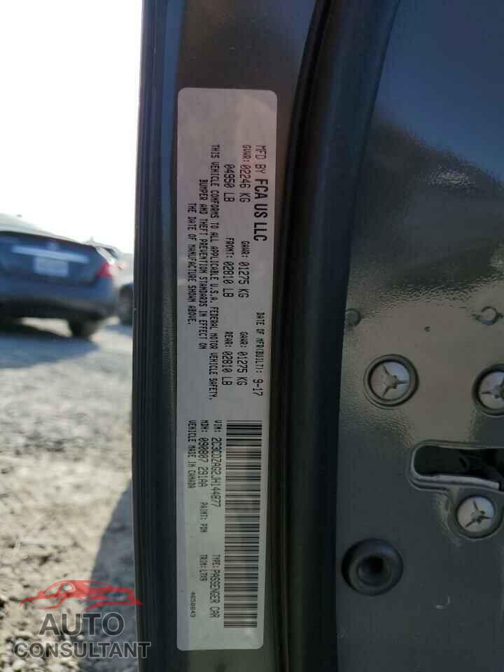 DODGE CHALLENGER 2018 - 2C3CDZAG2JH144877