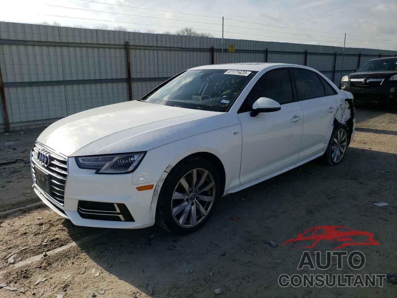 AUDI A4 2018 - WAUKMAF40JA095598