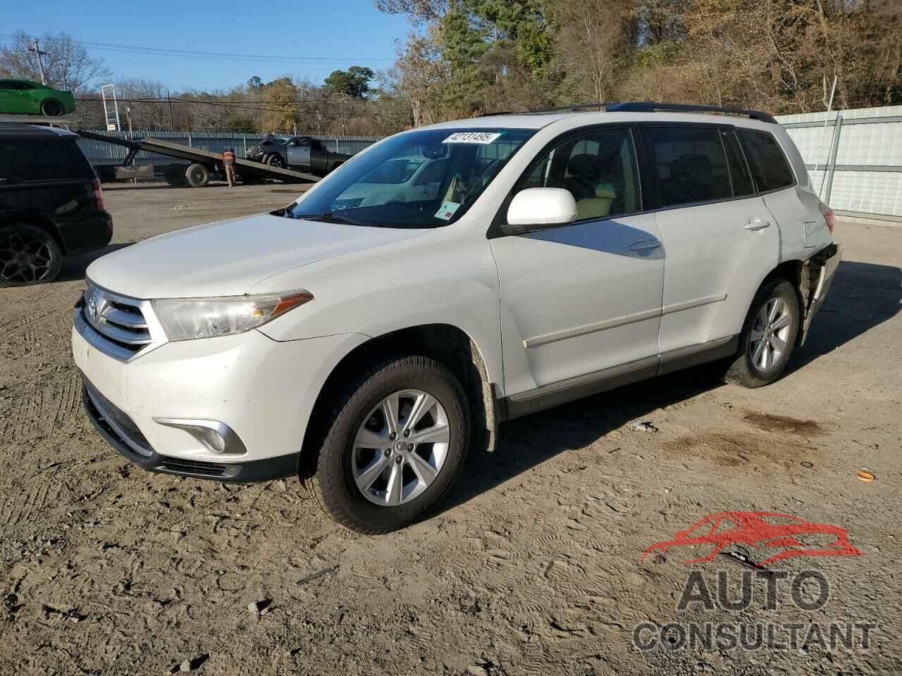 TOYOTA HIGHLANDER 2012 - 5TDZK3EH5CS069298