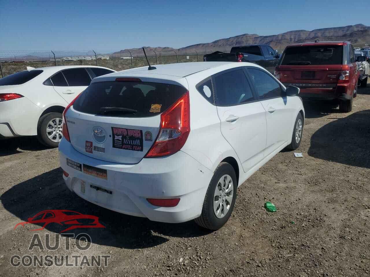 HYUNDAI ACCENT 2016 - KMHCT5AE9GU268667