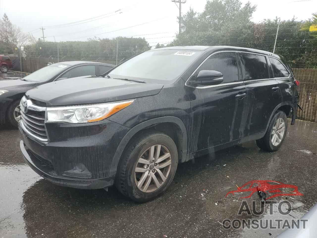 TOYOTA HIGHLANDER 2016 - 5TDZARFH5GS018619