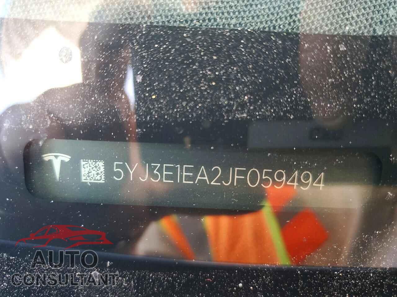 TESLA MODEL 3 2018 - 5YJ3E1EA2JF059494