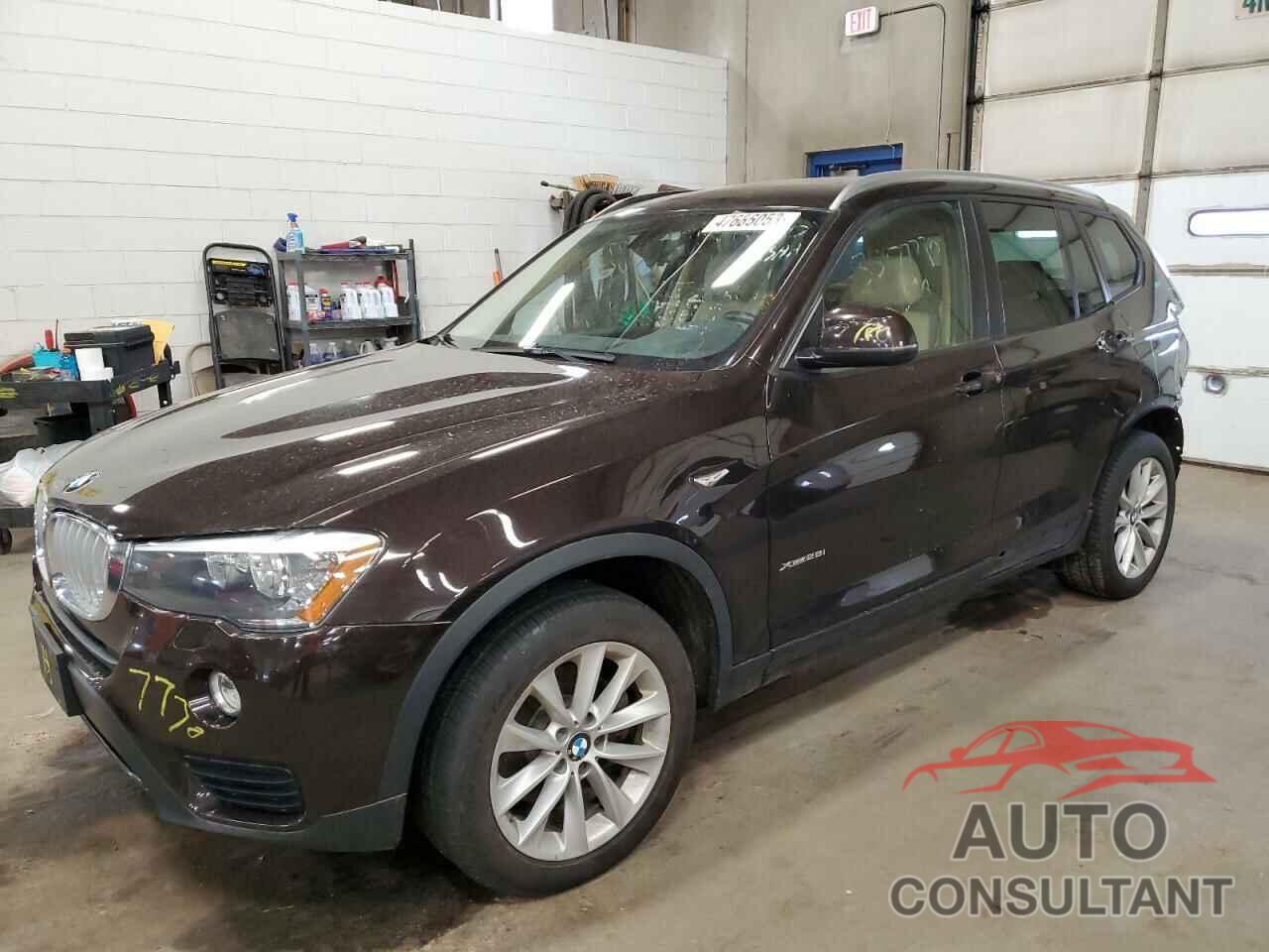 BMW X3 2015 - 5UXWX9C53F0D48306