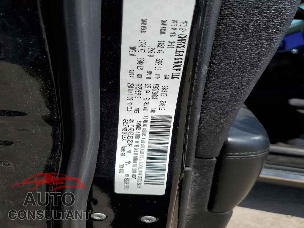 DODGE DURANGO 2011 - 1D4RD4GG3BC653061