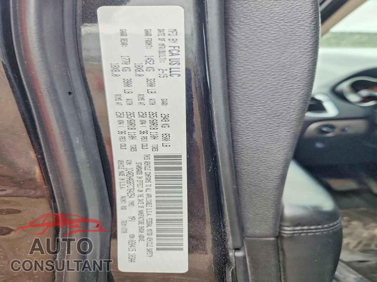 DODGE DURANGO 2015 - 1C4RDHAG6FC764254