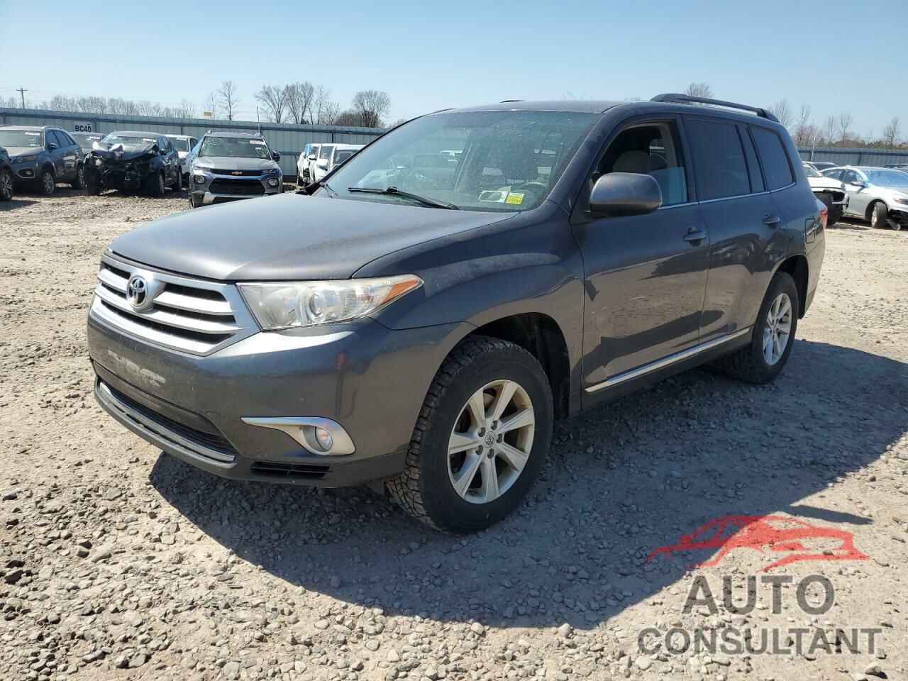 TOYOTA HIGHLANDER 2012 - 5TDBK3EH6CS131258