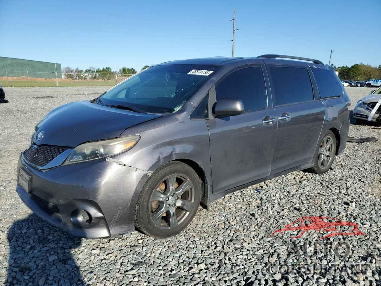 TOYOTA SIENNA 2017 - 5TDXZ3DC1HS768654