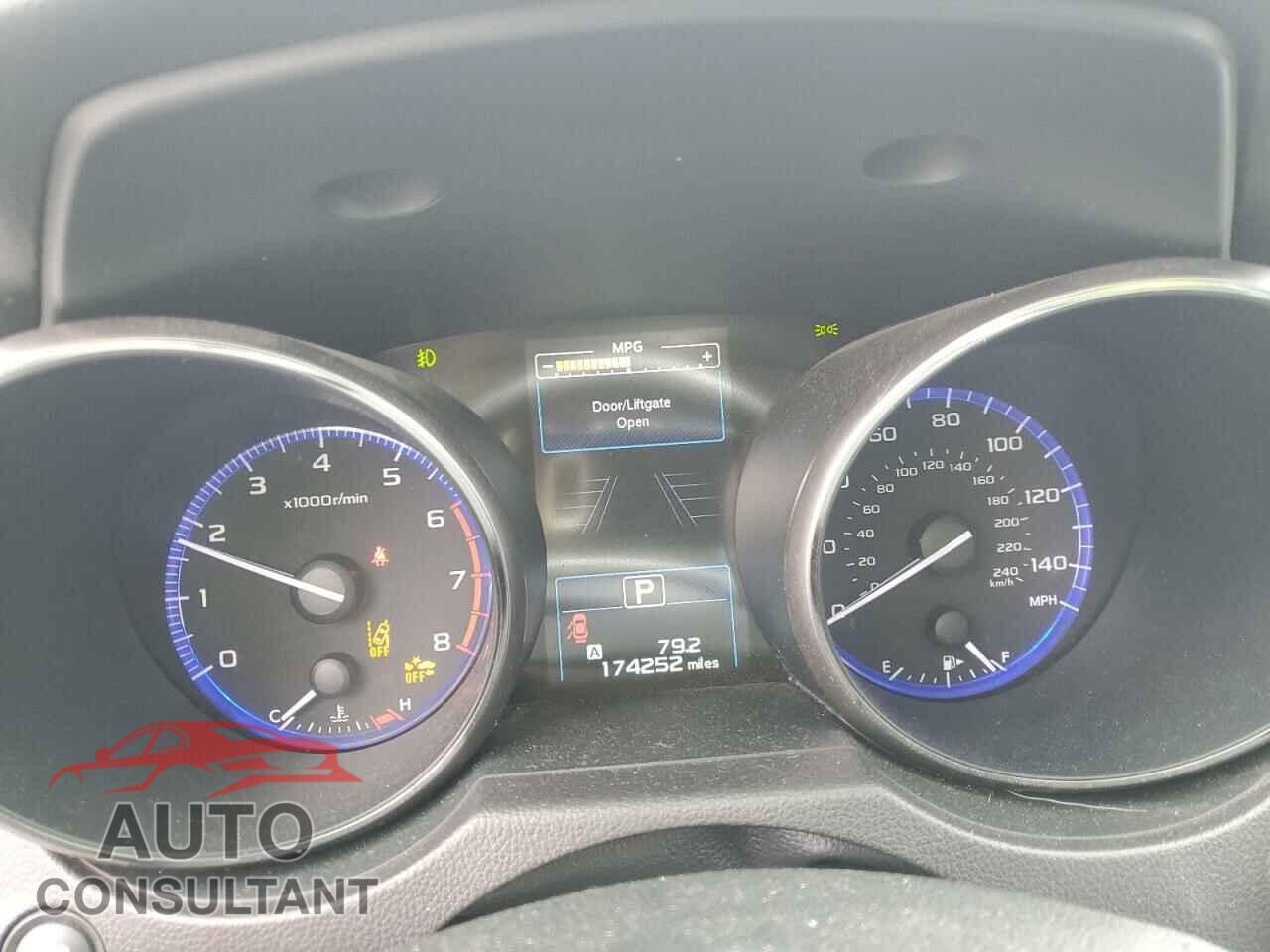 SUBARU OUTBACK 2016 - 4S4BSANC9G3245055