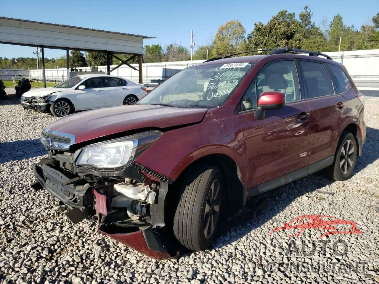 SUBARU FORESTER 2018 - JF2SJAGC9JH561958