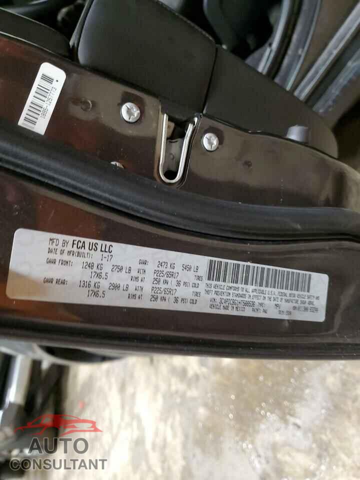 DODGE JOURNEY 2017 - 3C4PDCBG1HT588536