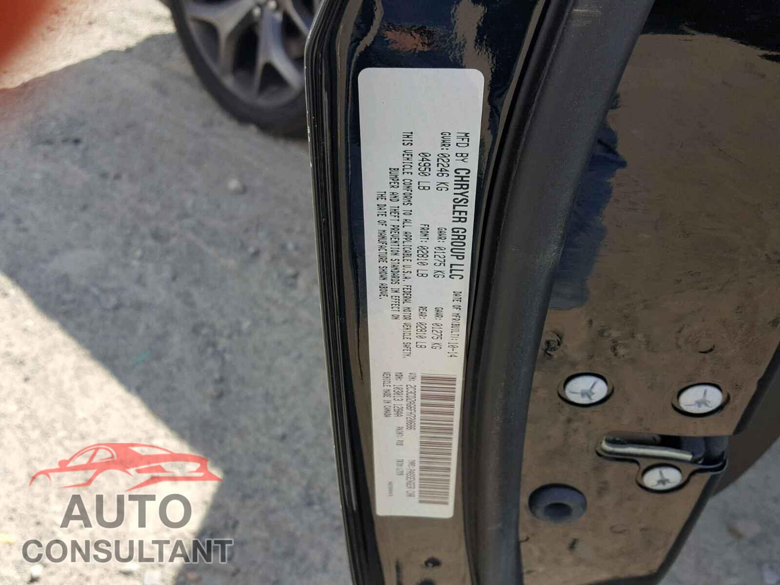 DODGE CHALLENGER 2015 - 2C3CDZAG6FH720686