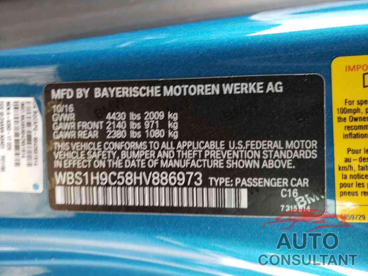 BMW M2 2017 - WBS1H9C58HV886973