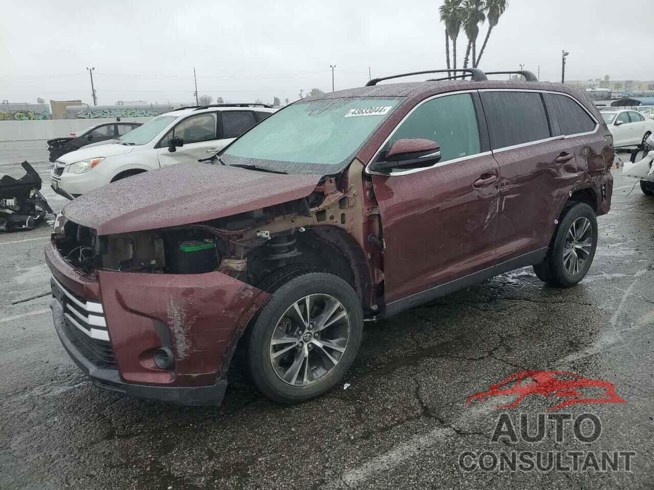 TOYOTA HIGHLANDER 2019 - 5TDZARFH8KS043295