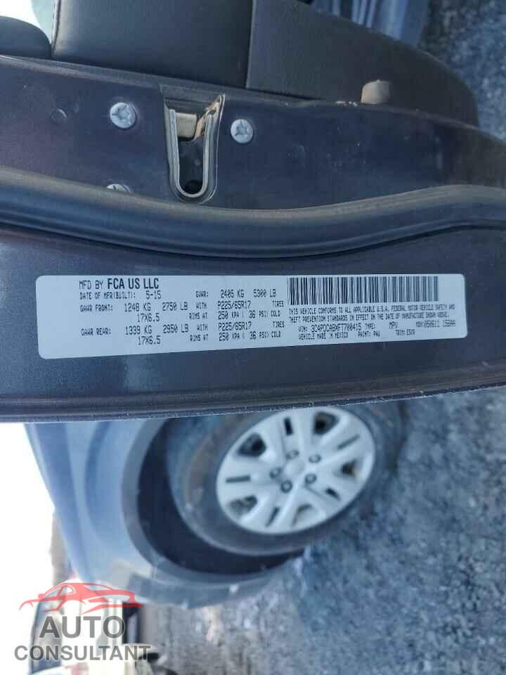 DODGE JOURNEY 2015 - 3C4PDCABXFT700415