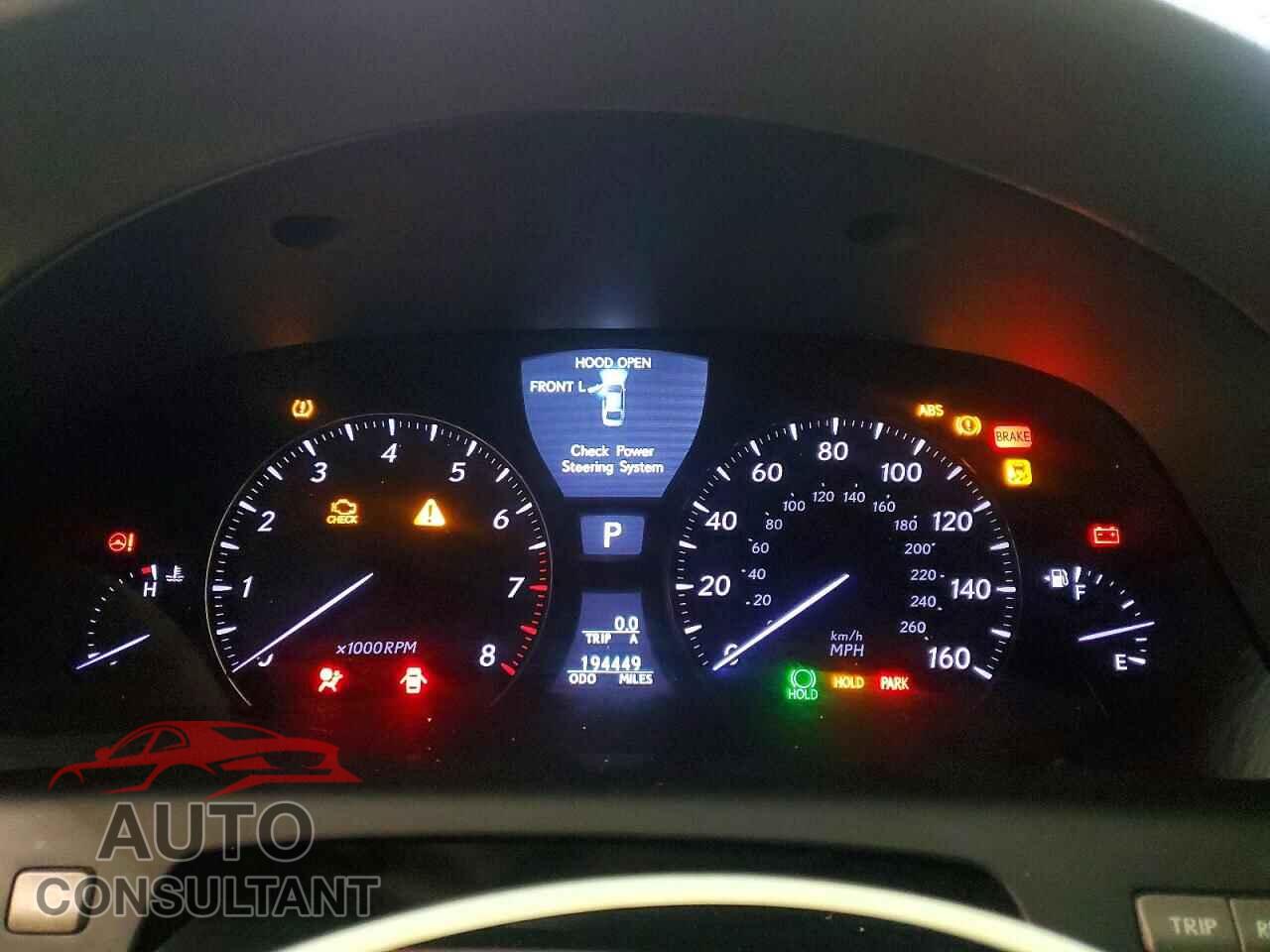 LEXUS LS500 2011 - JTHCL5EF9B5009833