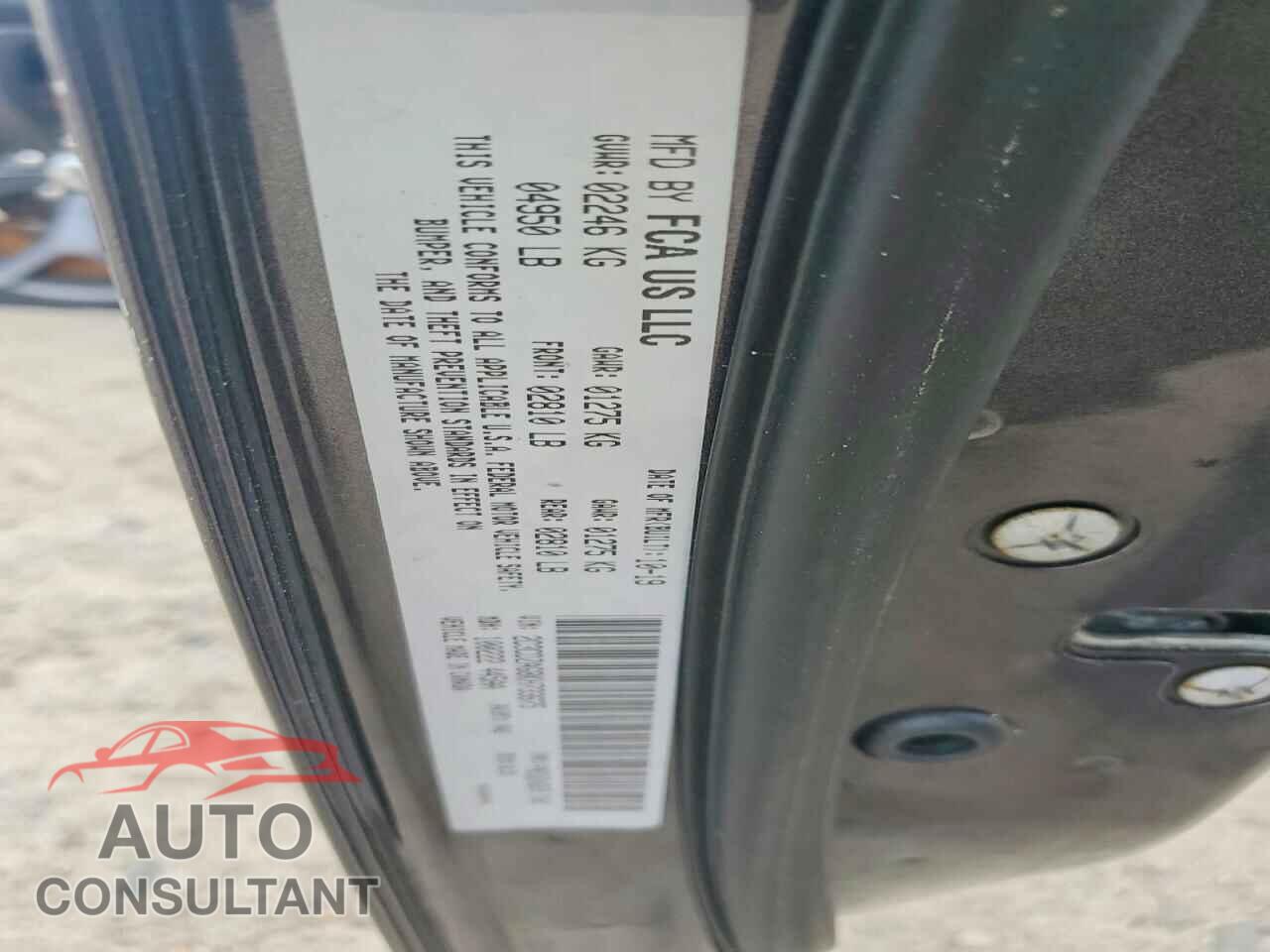 DODGE CHALLENGER 2019 - 2C3CDZAG8KH733675