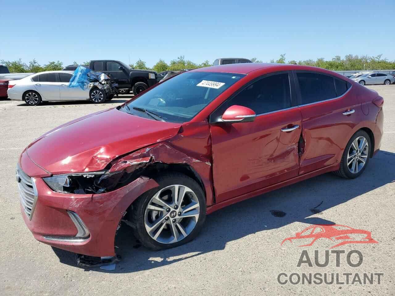 HYUNDAI ELANTRA 2017 - KMHD84LF9HU358392