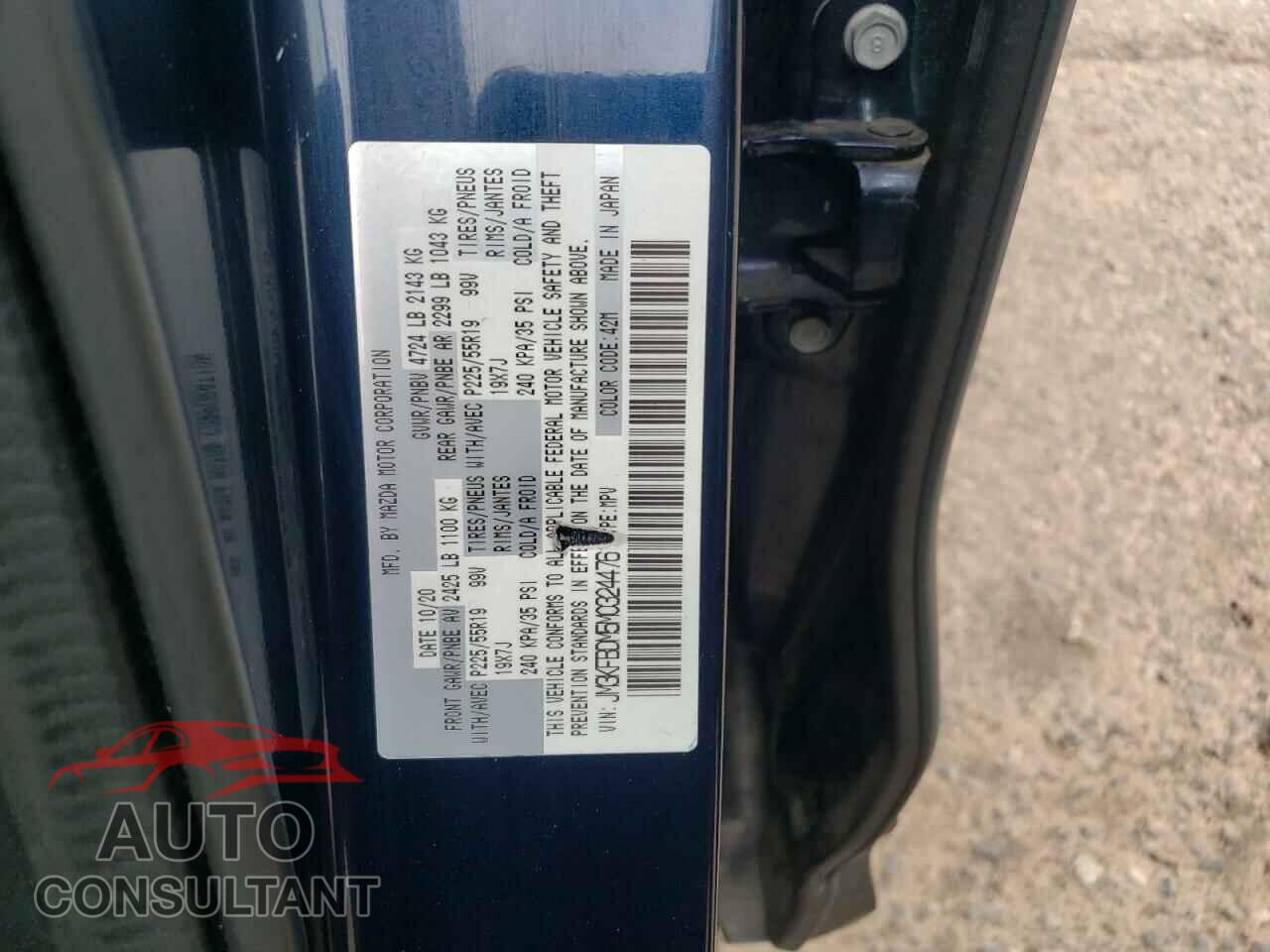 MAZDA CX-5 2021 - JM3KFBDM5M0324476