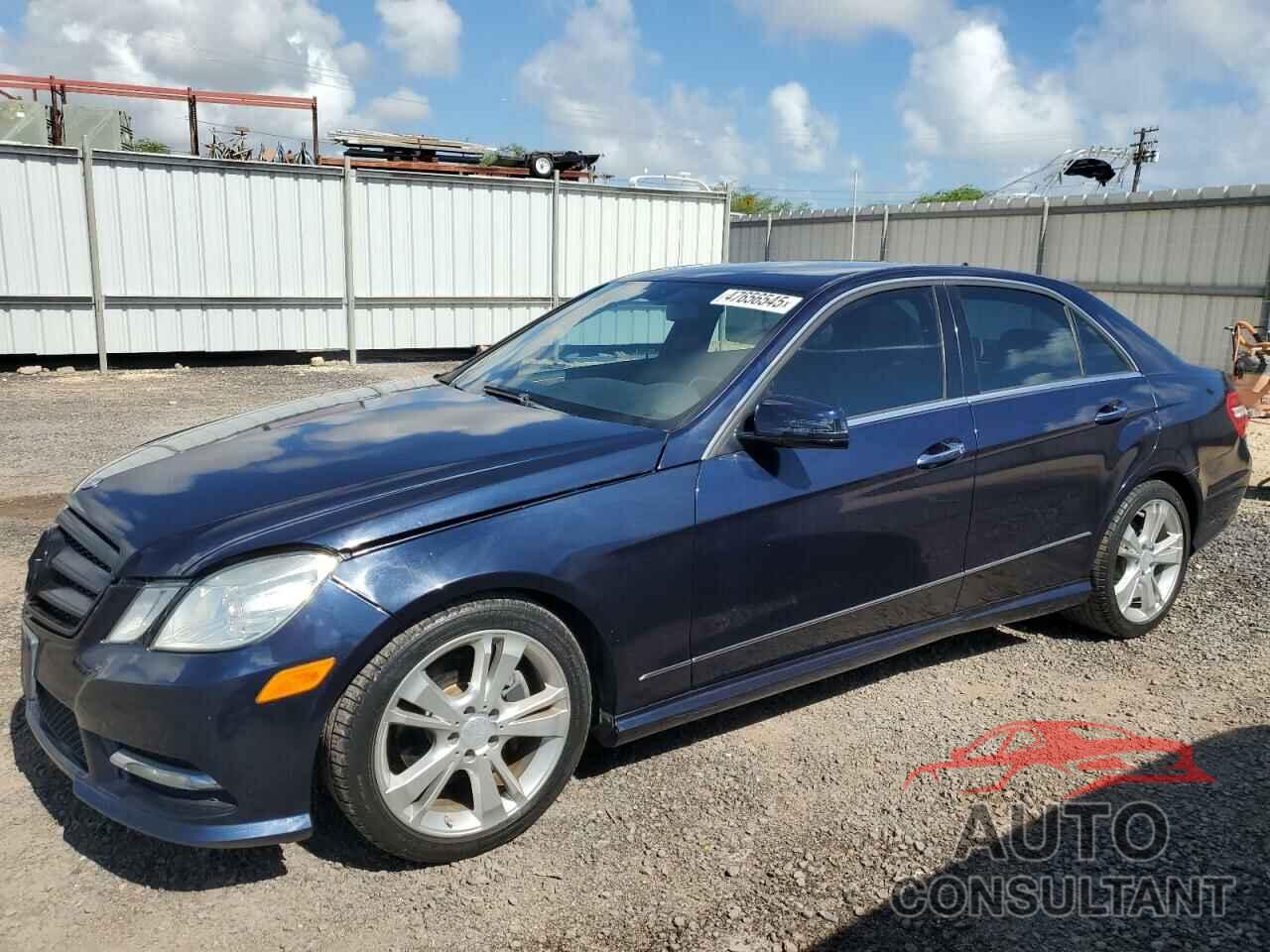 MERCEDES-BENZ E-CLASS 2013 - WDDHF5KBXDA692948