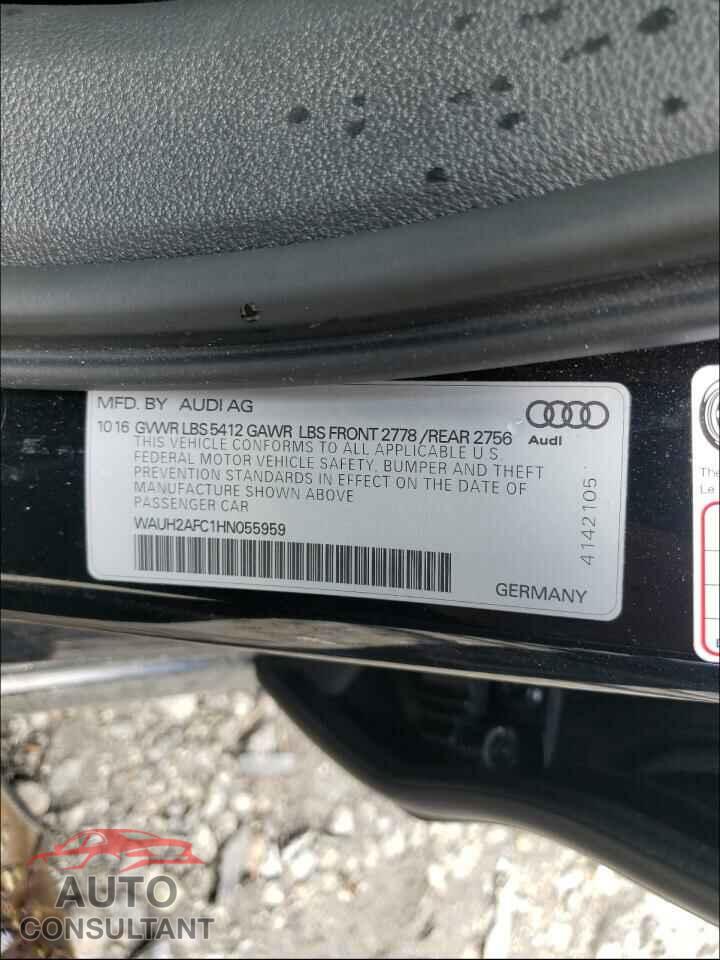 AUDI A6 2017 - WAUH2AFC1HN055959