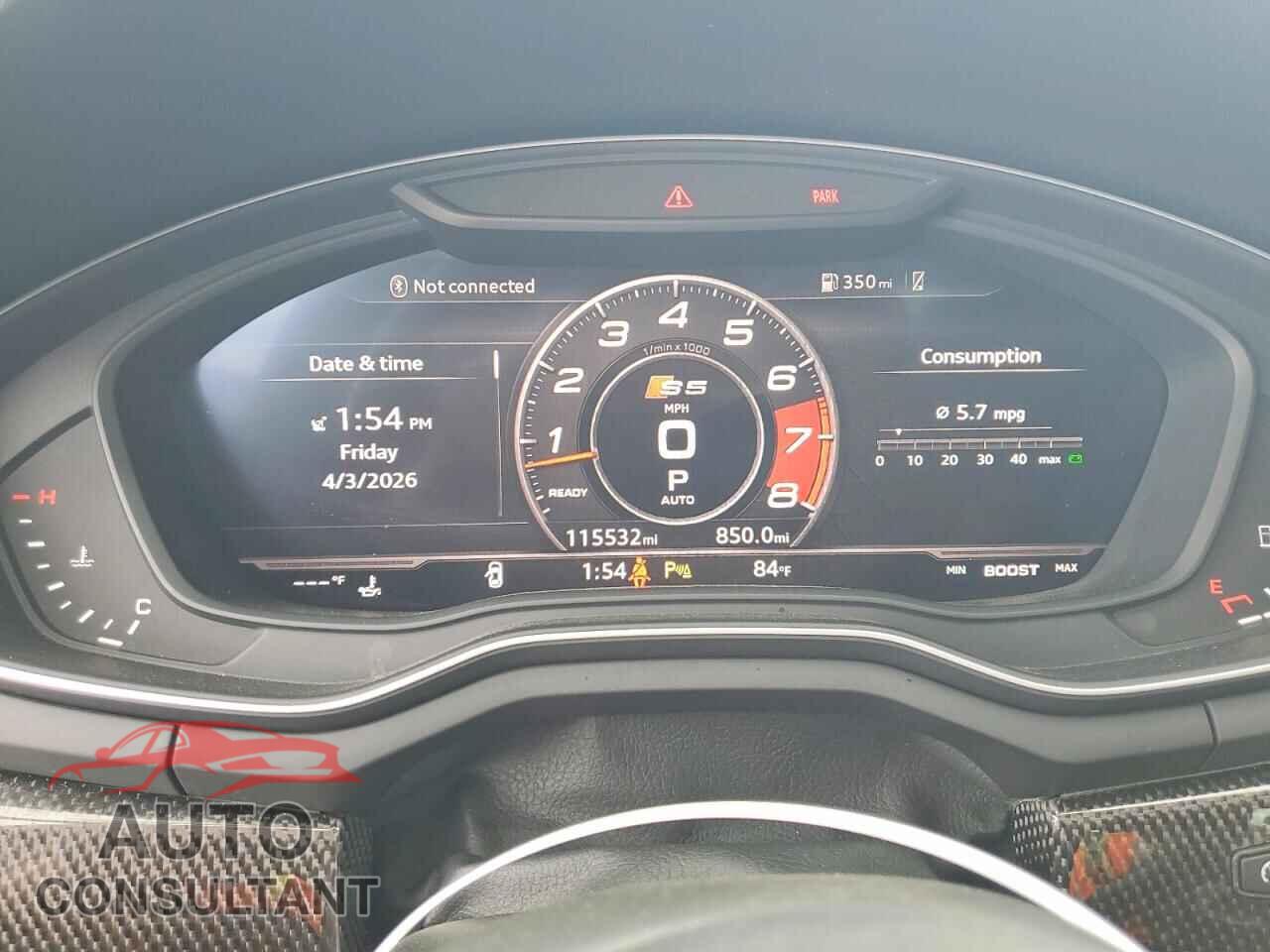 AUDI S5/RS5 2018 - WAUC4CF55JA038614