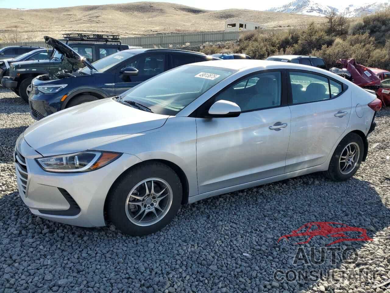 HYUNDAI ELANTRA 2018 - KMHD74LF8JU609363