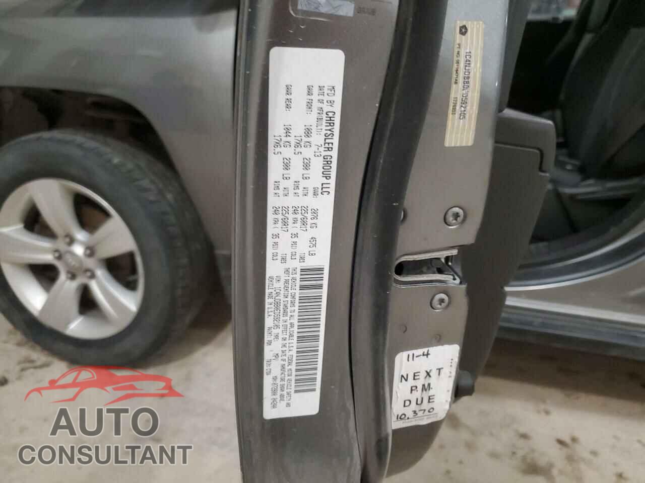 JEEP COMPASS 2014 - 1C4NJDBB0ED592105