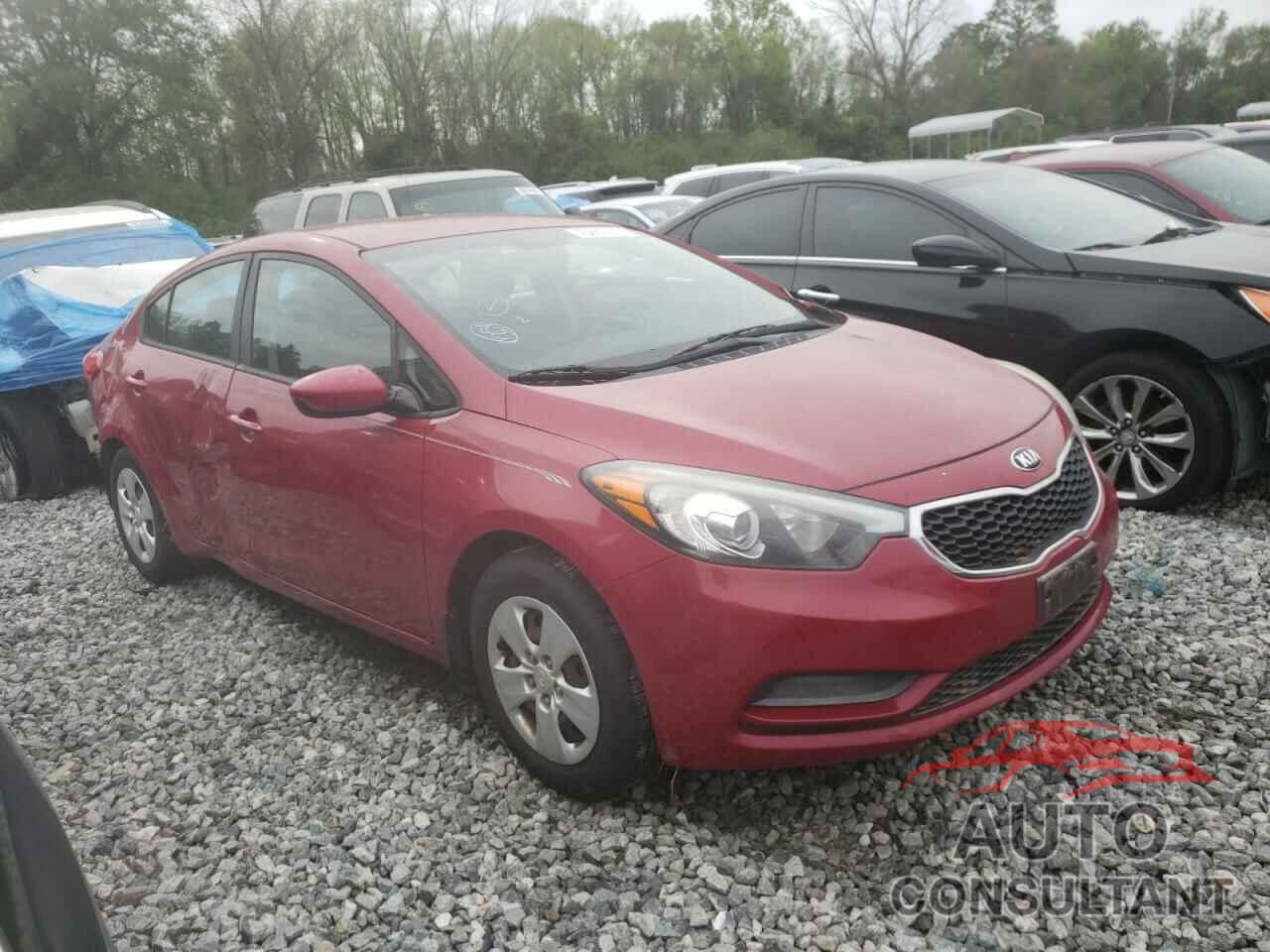 KIA FORTE 2016 - KNAFK4A67G5438457