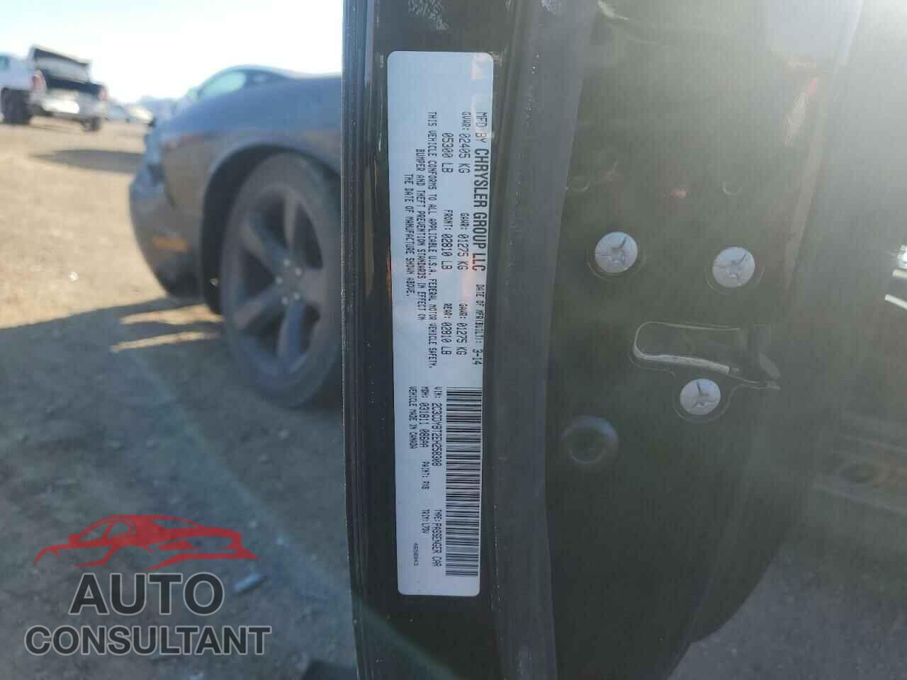 DODGE CHALLENGER 2014 - 2C3CDYBT2EH258308